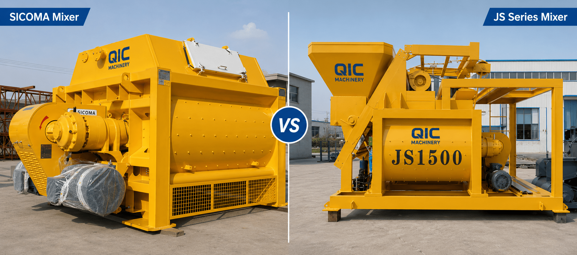concrete mixer system