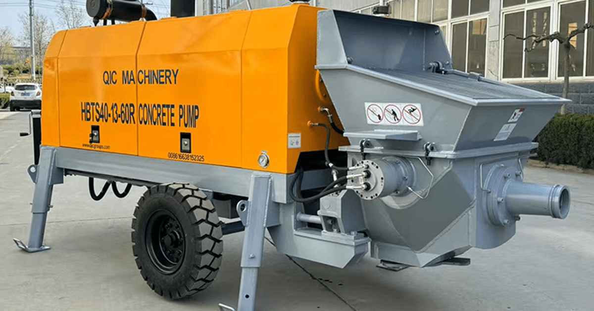 concrete trailer pump banner