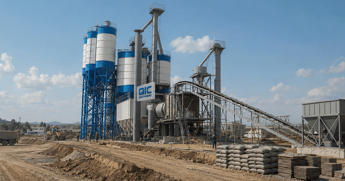 Large Scale Dry Mortar Plant